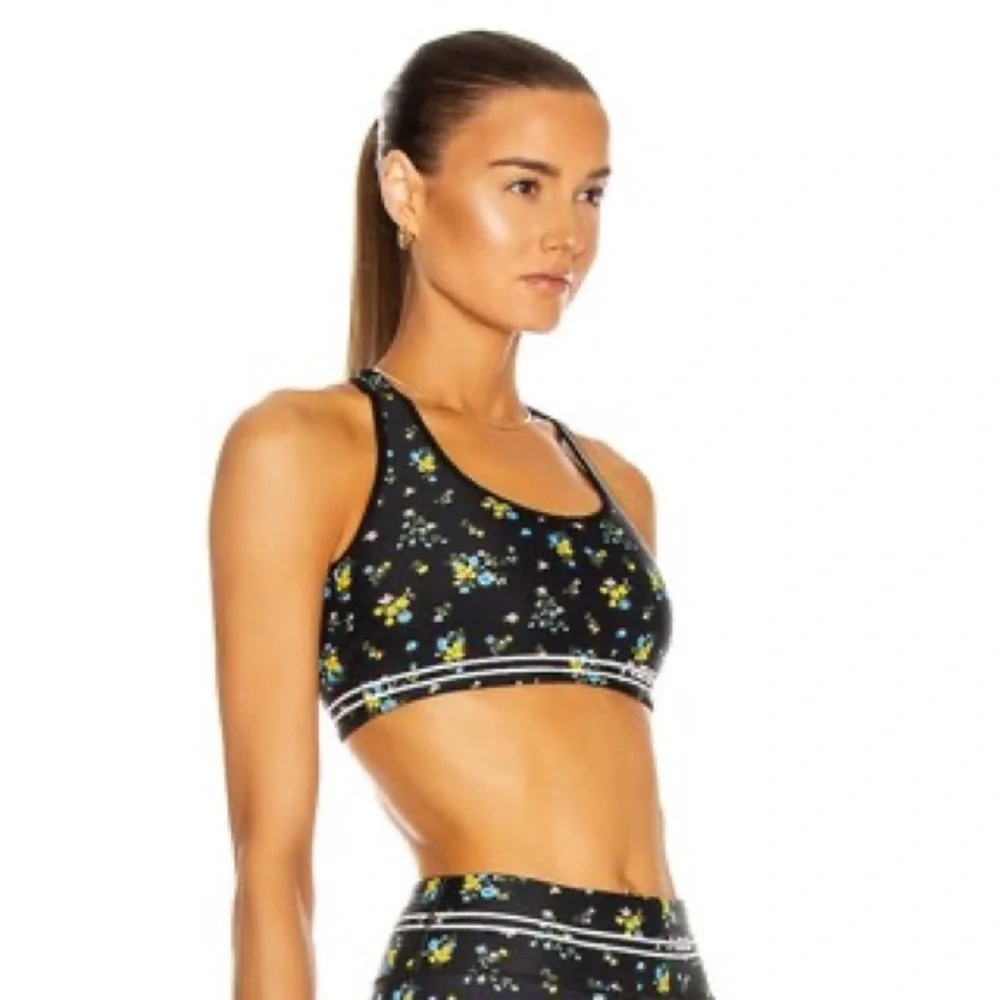 Adam Selman Cross-Back Floral Sports Bra - Picture 11 of 14